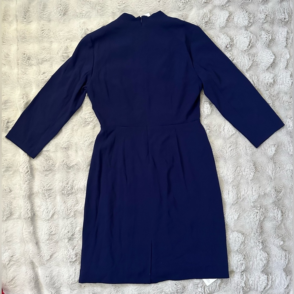 NWT M.M. Lafleur the Niko dress 2.0 Indigo blue size 10 - Picture 3 of 8